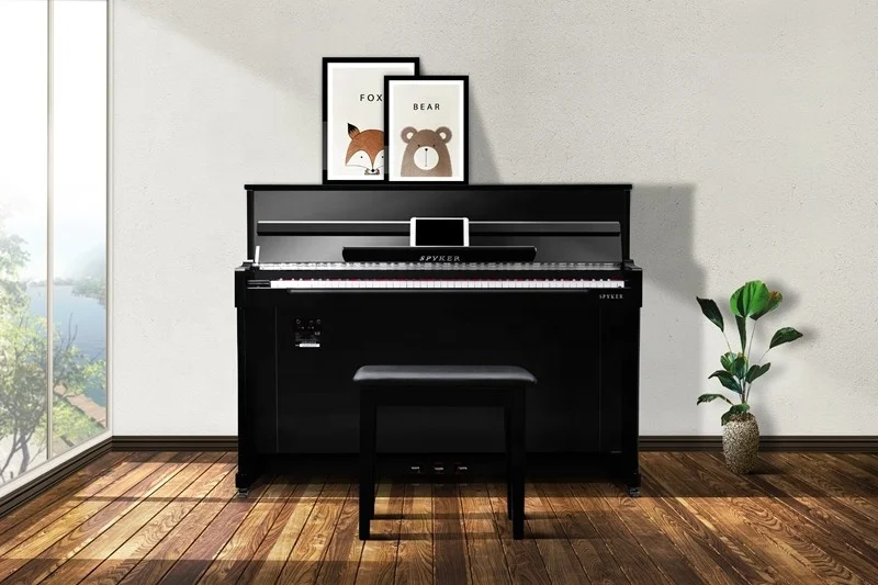 Hot sale Digital upright piano mahogany polish