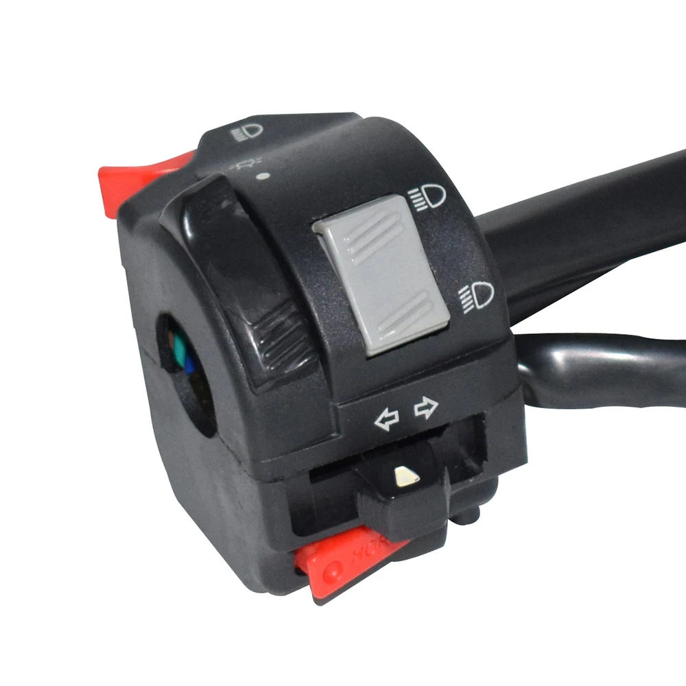 22mm Motorcycle ATV Handlebar Control Switches Headlight Fog Lamp Light Turn Signal Horn Switch Button