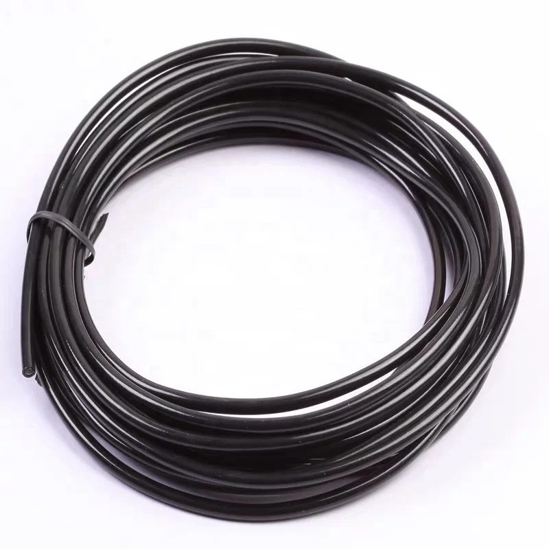 8mm end glow optical fiber with black jacket/clear jacket outer diameter11mm
