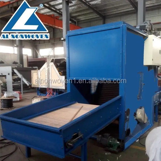 high out polyester fiber thermo bonded wadding machine