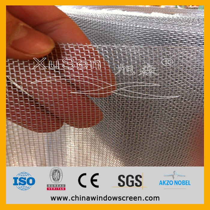 Алюминиевый flyscreen, алюминия безопасности скрининг, противопожарные алюминиевые сито