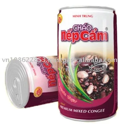 Консервированный суп из черного клейкого риса, свежий вкус из Вьетнама