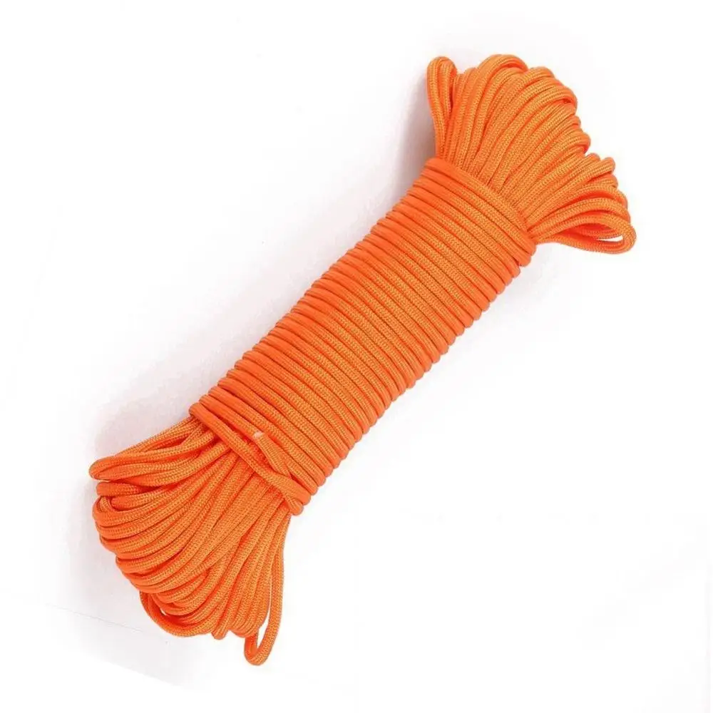 Outdoor Nylon Military Survival Kit 550 Paracord Rope 4mm Umbrella  7 Strands Keychain Bracelet Camping parachute