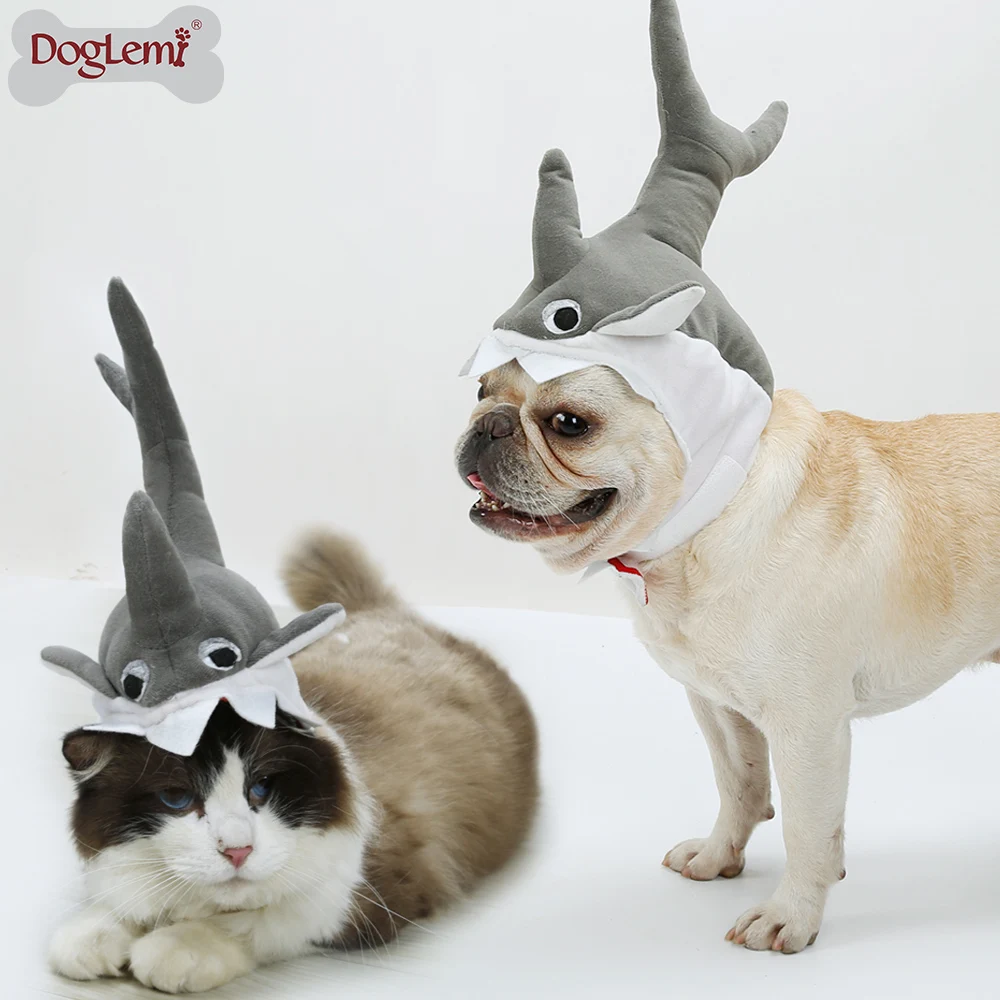 Shark Design Dog  Hat Cosplay Pet Cap for Festival