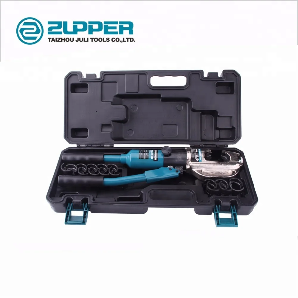 ZUPPER KYQ-400 ручной гидравлический насос обжимной инструмент для соединители проводов предохранительный клапан внутри