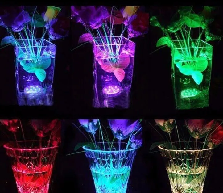 Kitosun Hookah Light Waterproof  RGB Multi-colors Under Vase Light Base Waterproof Shisha LED Light  for Wedding Table