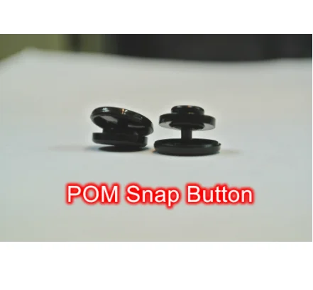 Four Parts Plastic POM Snap Button