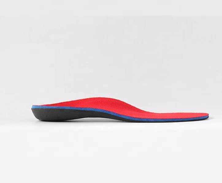 S1 Anti-bacteria fiber top High-Rebound high arch support flat feet EVA footcare sport shoes insole orthotics