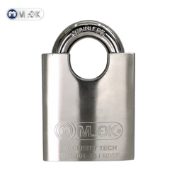 MOK High security hidden shackle padlock shrouded padlock keyed alike master key padlock