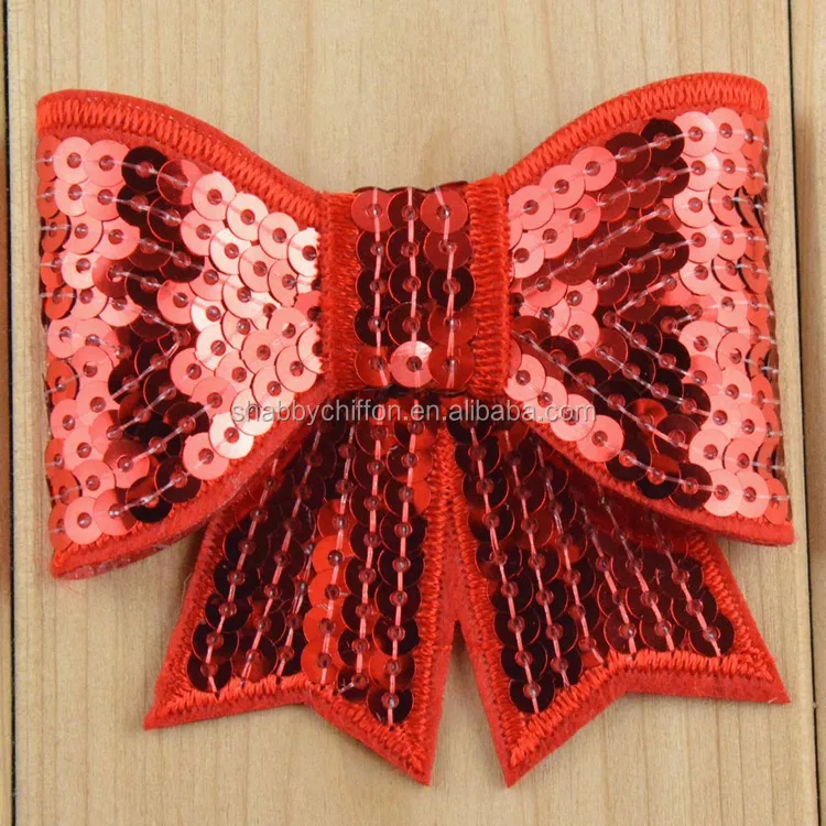 Лидер продаж, бант для волос с крупными персонажами из блесток, 3 дюйма, с зажимами, аппликации для «сделай сам», повязка на голову для волос, бант для волос для девушек