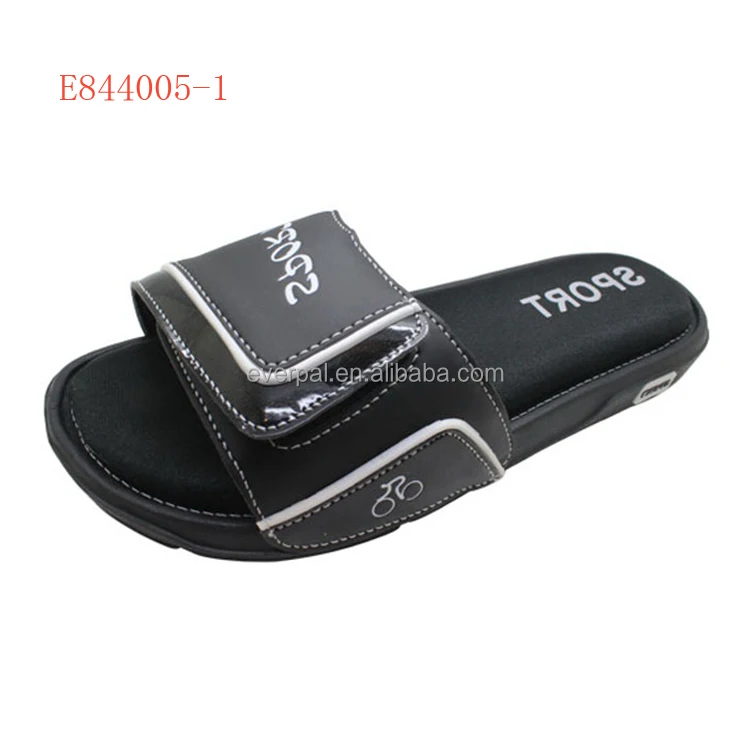 Foam Black Sport Memory Foam Slide Sandals
