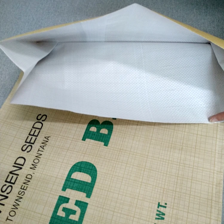 
25kg Kraft paper laminated pp woven bag sack for packing chemical powder 