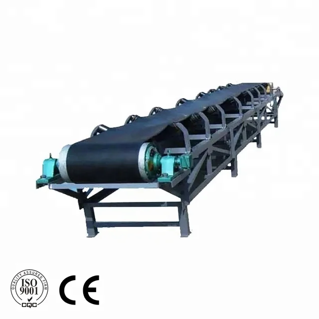 Sand Gravel Mobile Belt Conveyor with Hopper