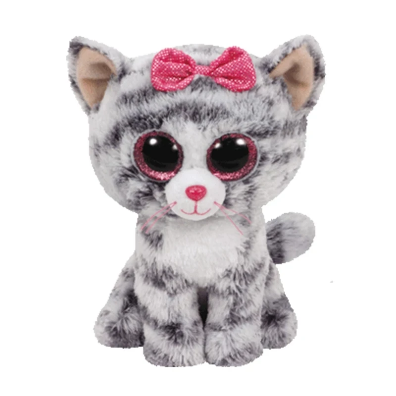 Cute Plush cat  toys with big eyes