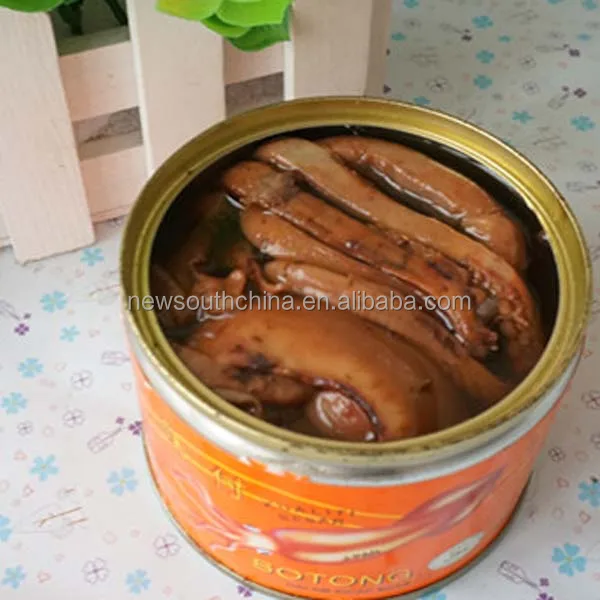 High quality canned squid with good taste 170g