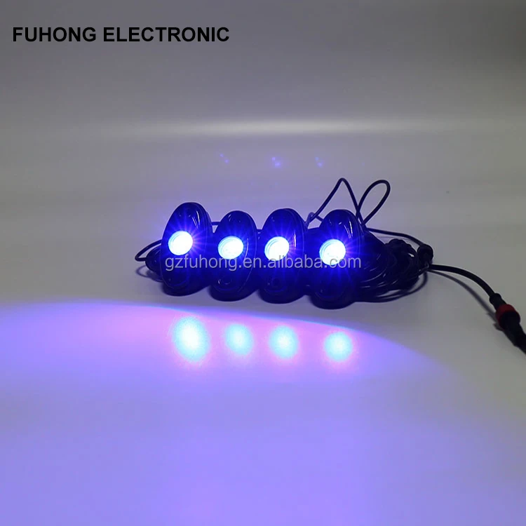 4 Pods 9W App Control Mini Led Rgbw Lamp SUV Automotive Decoration Led Light Chassis Rock Light