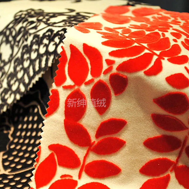 
flock fabric for sofa 