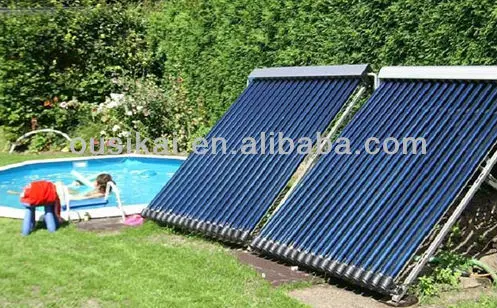 Heat pipe swimming pool heating split solar water heater