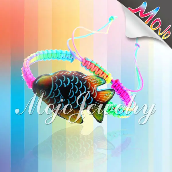 Рыба пластиковые настроение бусины браслеты подарки вы сделать из лет вы