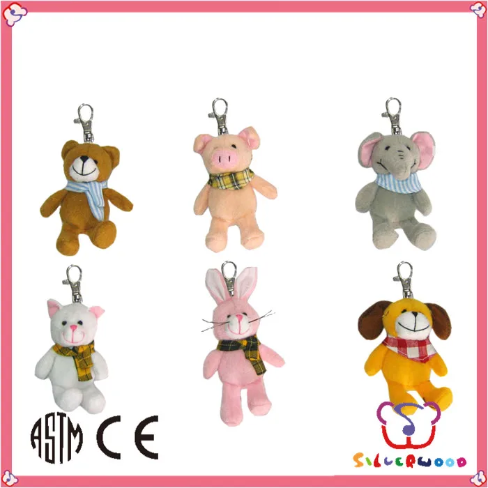 Familiar in oem odm factory lovely design mini mickey plush mouse keychain manufacturer