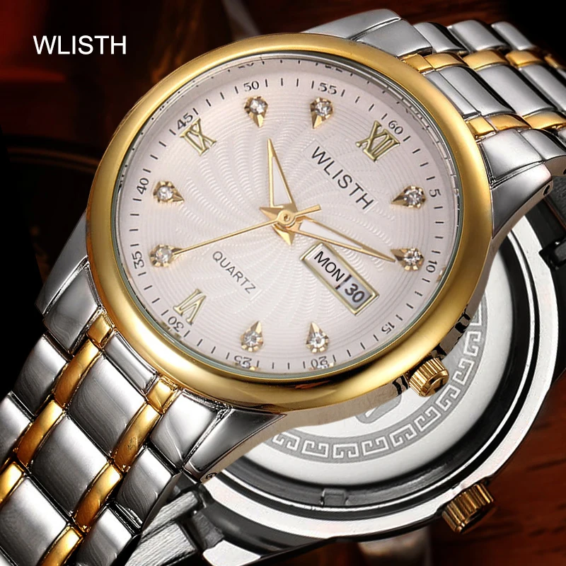 guangdong factory OEM stainless steel luxury waterproof quartz brand hands wristwatches for man wrist watch men