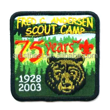 Custom Scouts Plain Leather Jacket Embroidery Badge