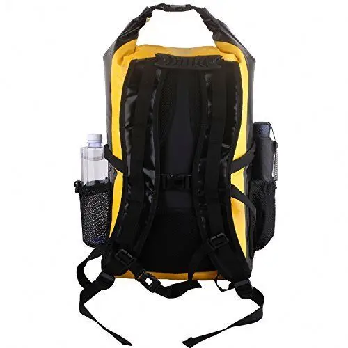 tpu Waterproof Dry Backpack with outside zipper for outdoor