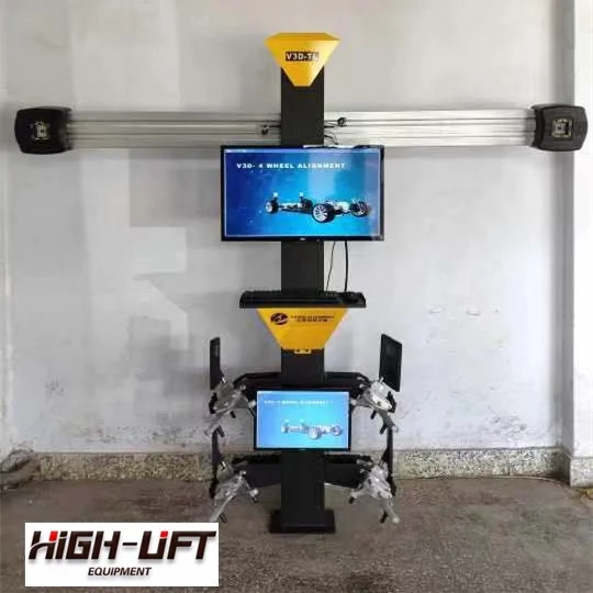 3D Aligner two screen car Alignment Machine Wheel Alignment manufacturer