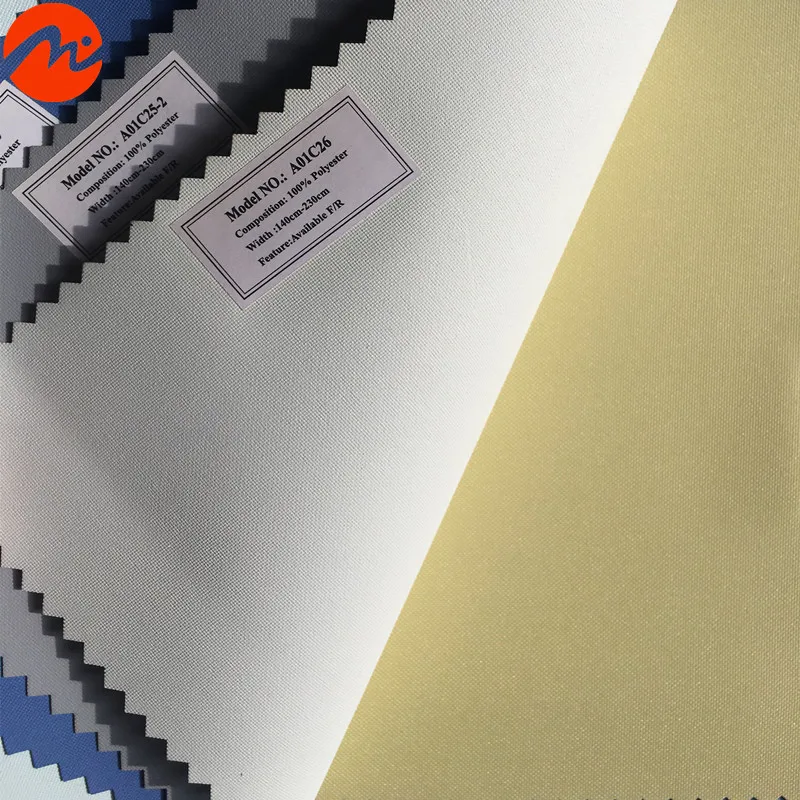 100% полиэстер 3 пропуск тепловой покрытием затемненая ткань для занавесок