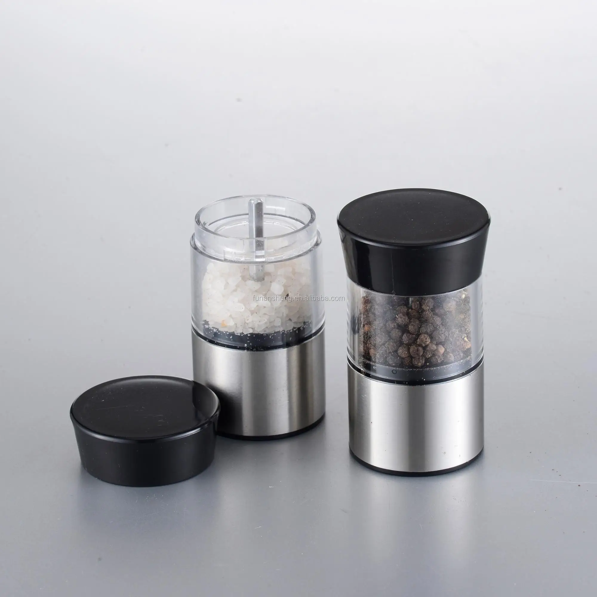 3 in 1 Stainless Steel Electric Salt and Pepper Grinder/ Salt and Pepper Mill/Light Function
