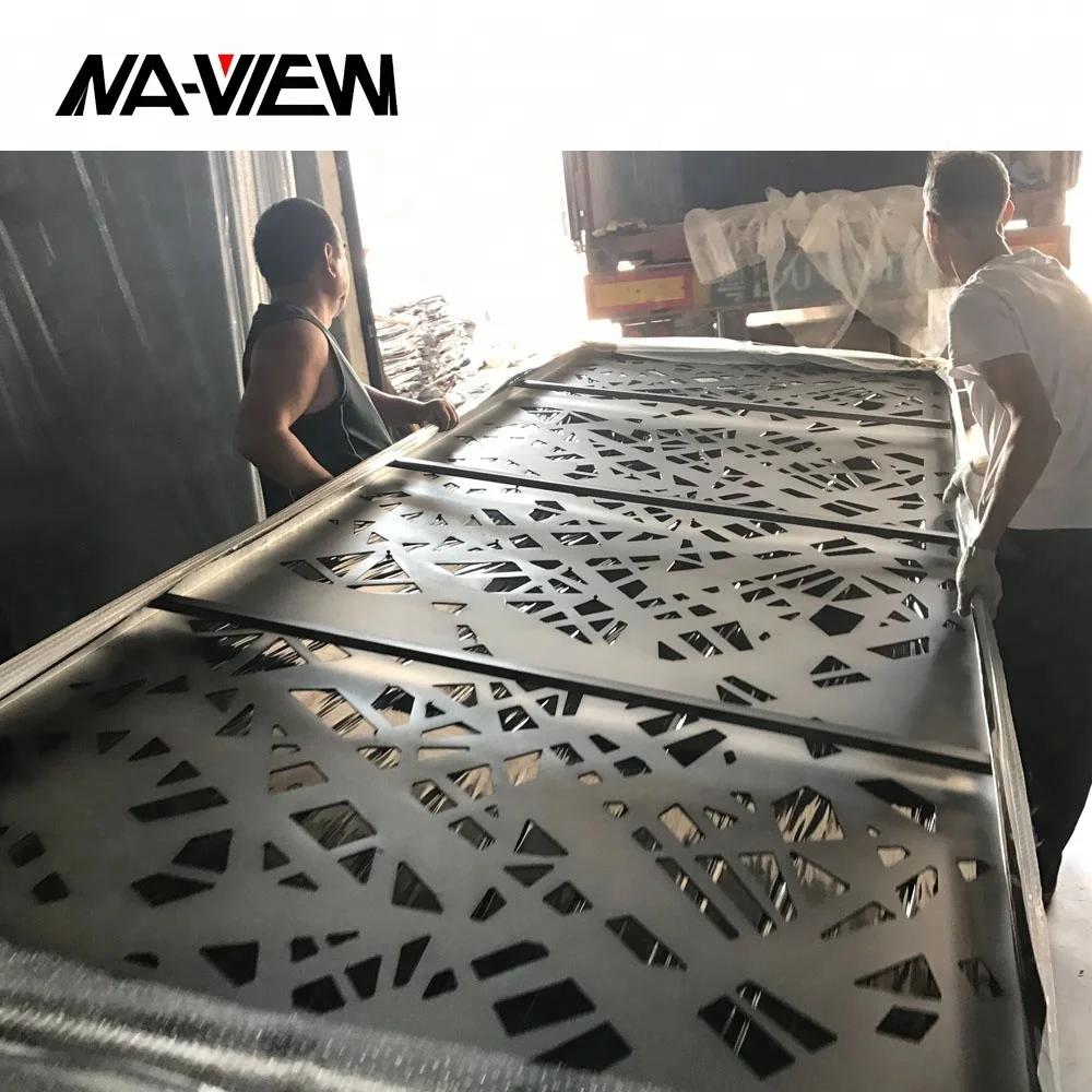 Popular Laser Cut Screen Outdoor Aluminum Wall Facade