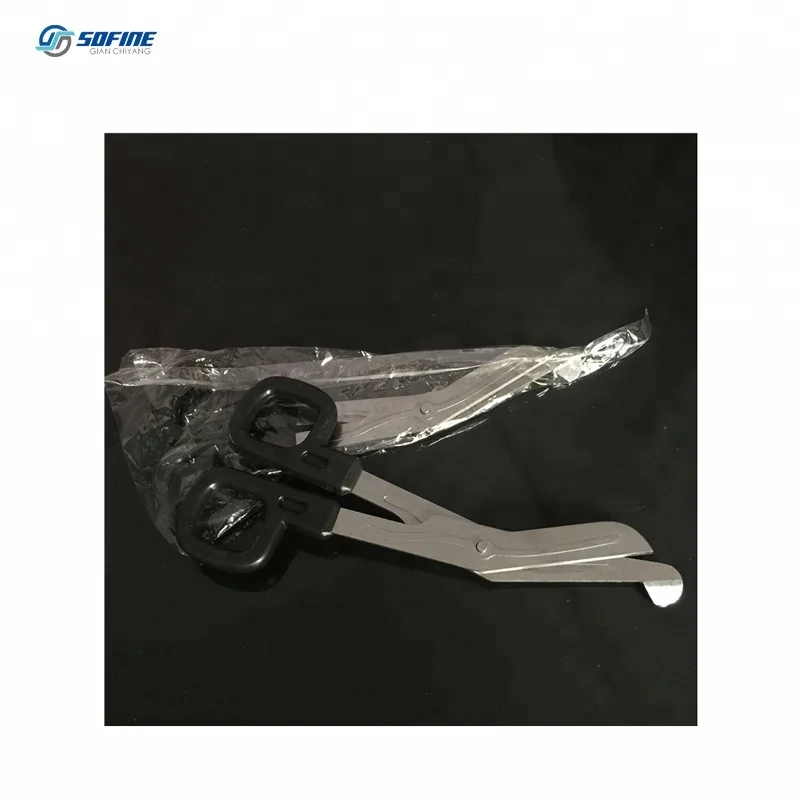 
Stainless Steel Tough Cut Medical Nurse Scissors with Plastic Handle Gauze Shears Utility Scissor / Bandage Scissors 