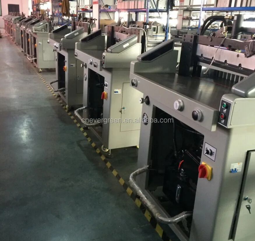 China factory guillotine cutting machine, automatic paper guillotine