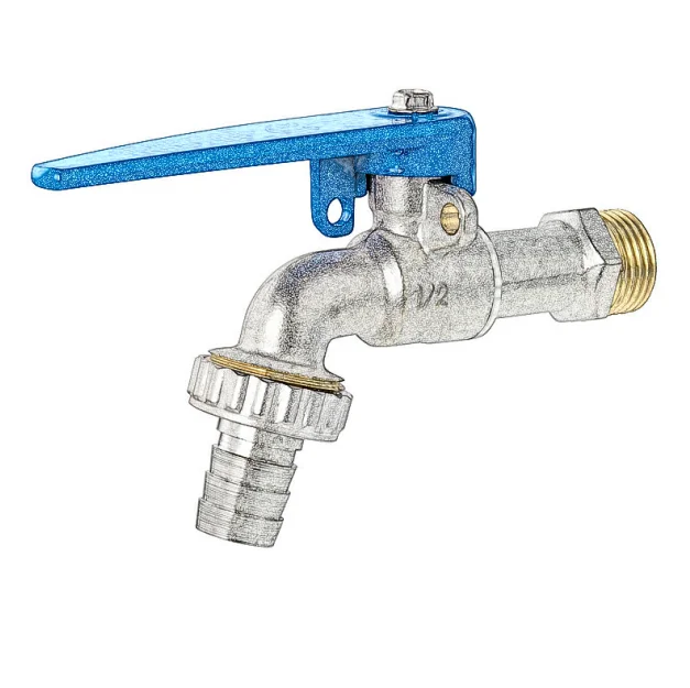 High quality Brass double handle bibcock amisco valve liugong loader valves