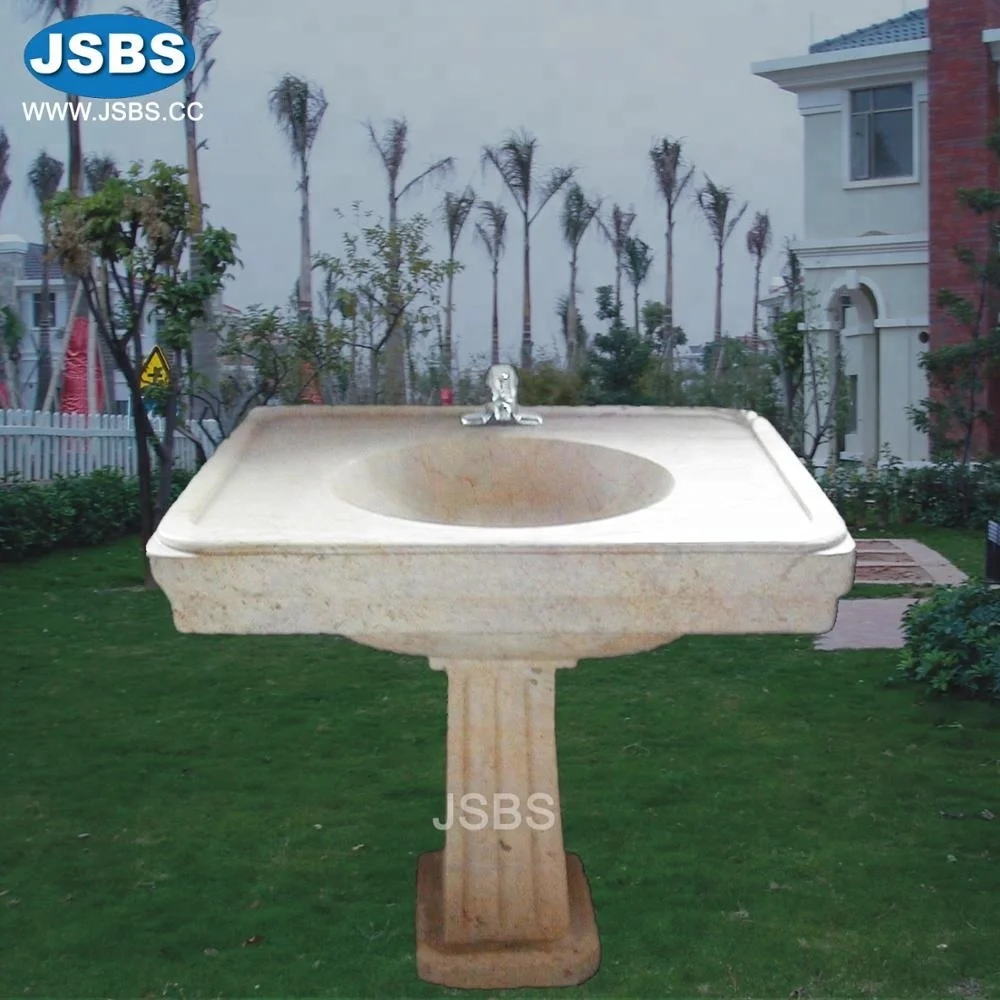 Outdoor Polished Garden Decorative Antique Marble Sinks Design