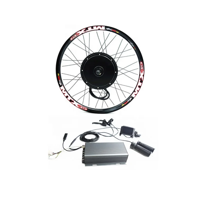Ncyclebike CE approved 3000w ebike wheel kit with sabvoton sine wave programmable controller