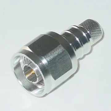 N Штекерный радиочастотный разъем для обжимного типа кабеля RG8