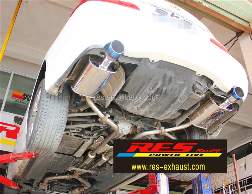 Hot Selling Cheap Custom Free Flow Valvetronic car exhaust pipe Muffler For Infiniti Y50 M35 M35L M25 M25L