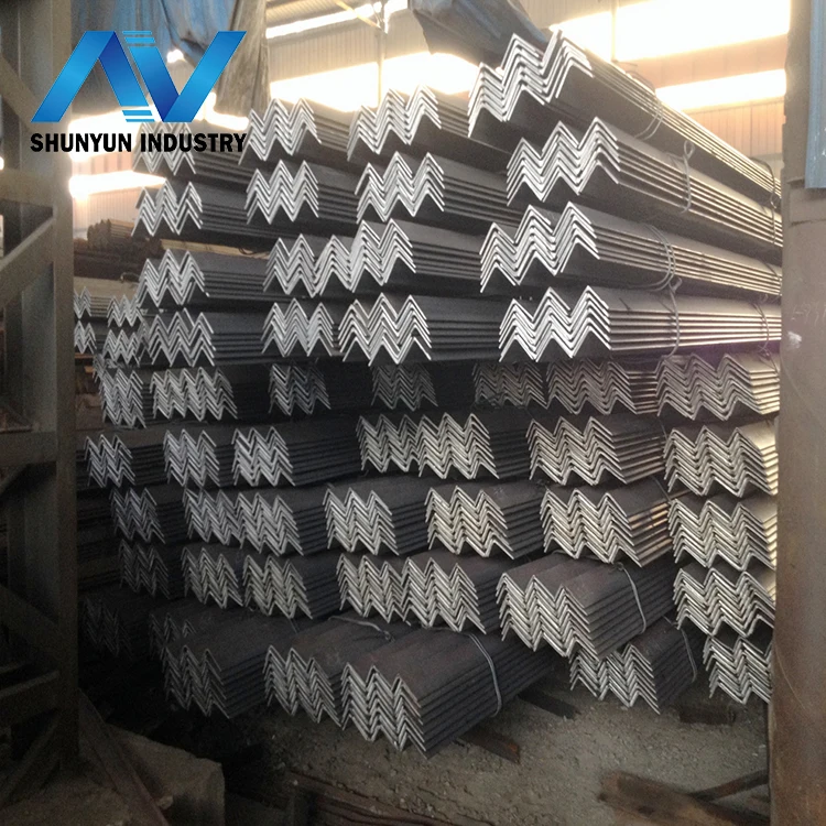 Project Material Made in China Steel Angle Standard Sizes with Grade EN S235JR S355JR Hot Rolled Angle Steel