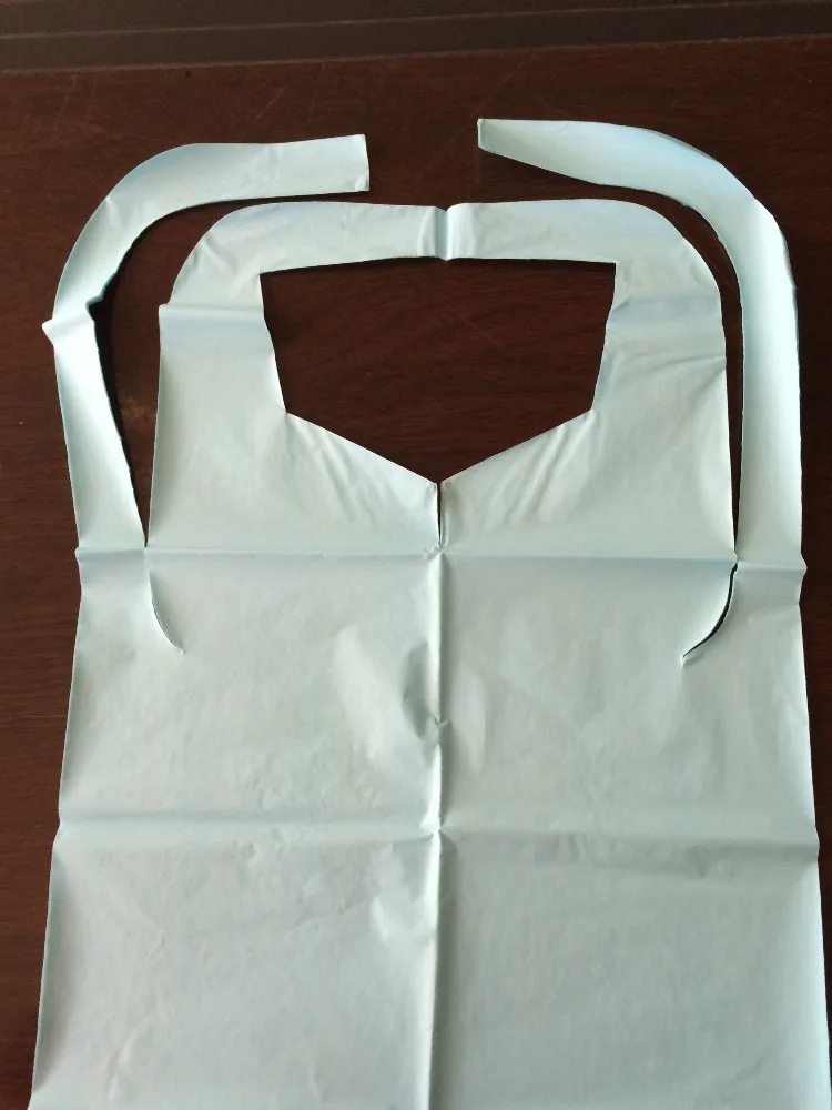 Disposable Surgical Medical Bib Dental Apron with Sticker ISO 13485 EOS Medical Materials & Accessories 1 Pcs Opp Bag 3 Years