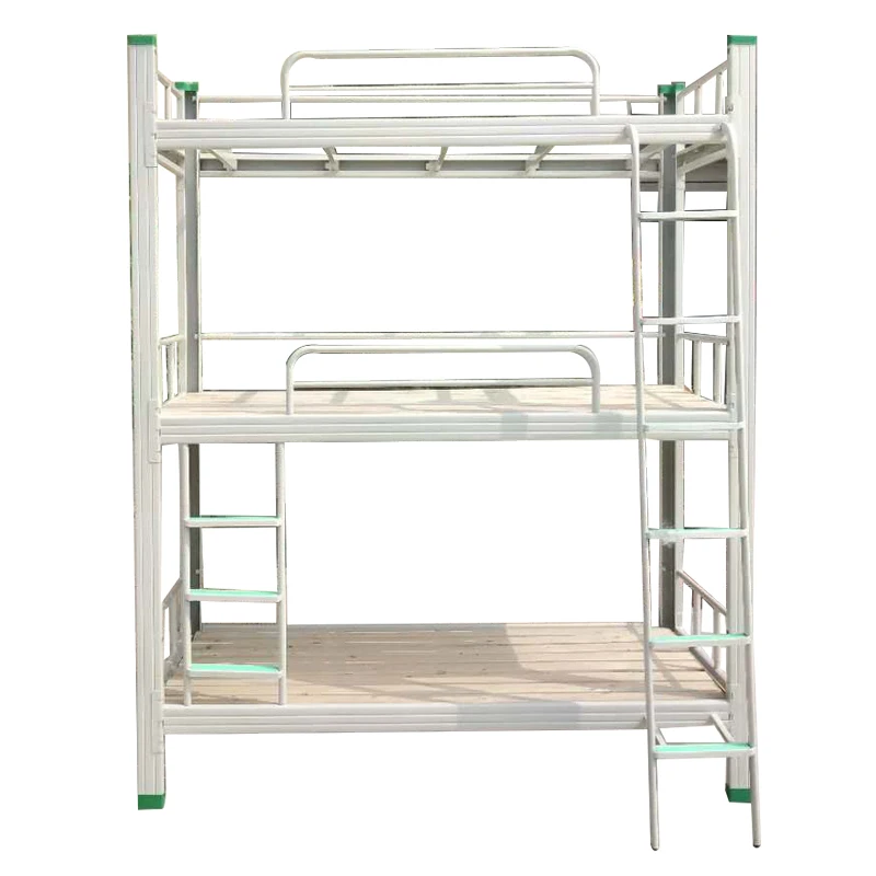 
3-layer High Quality Triple Bunk Beds Household Metal With Loft China Military wholesale Bunk Bed 