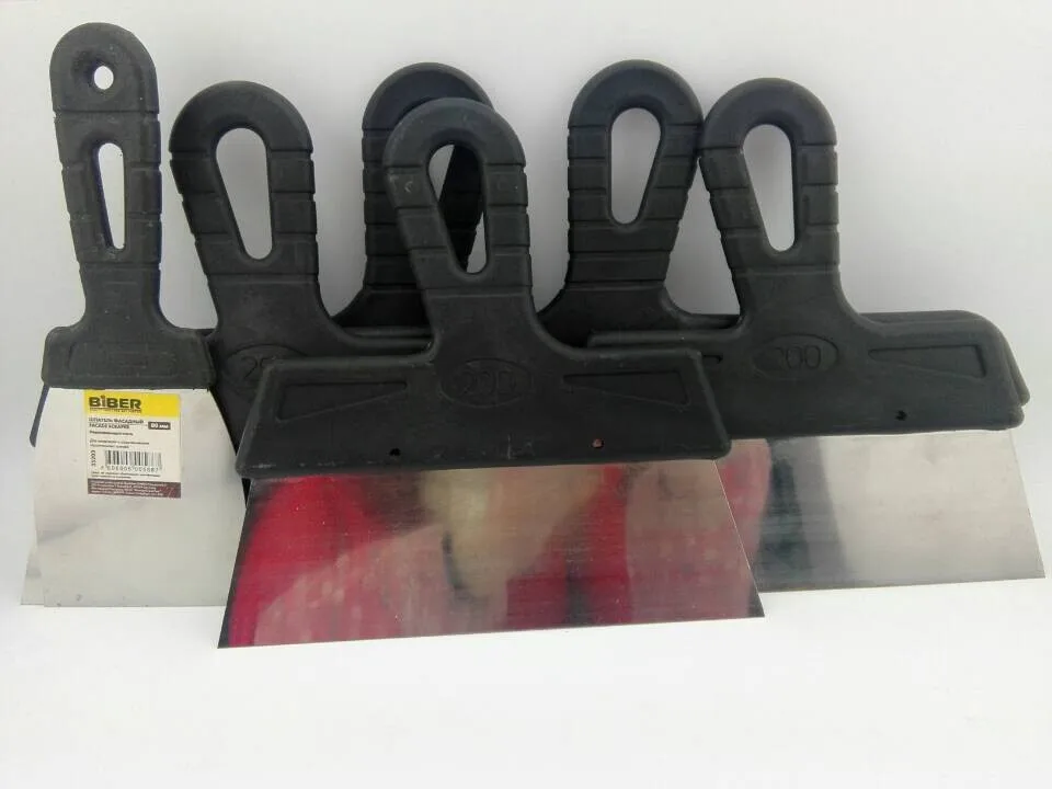 black plastic handle scraper