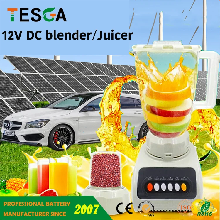 
12V DC electric Blender for battery powered/car/solar 
