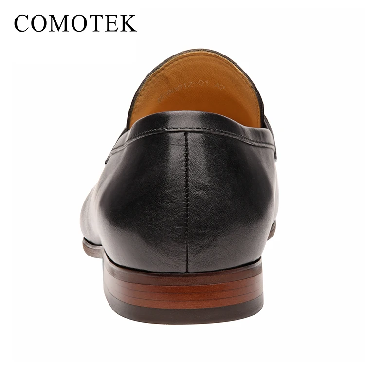 Гуанчжоу HONGJIA COMOTEK бренд под заказ мягкая резиновая подошва мужская кожаная обувь