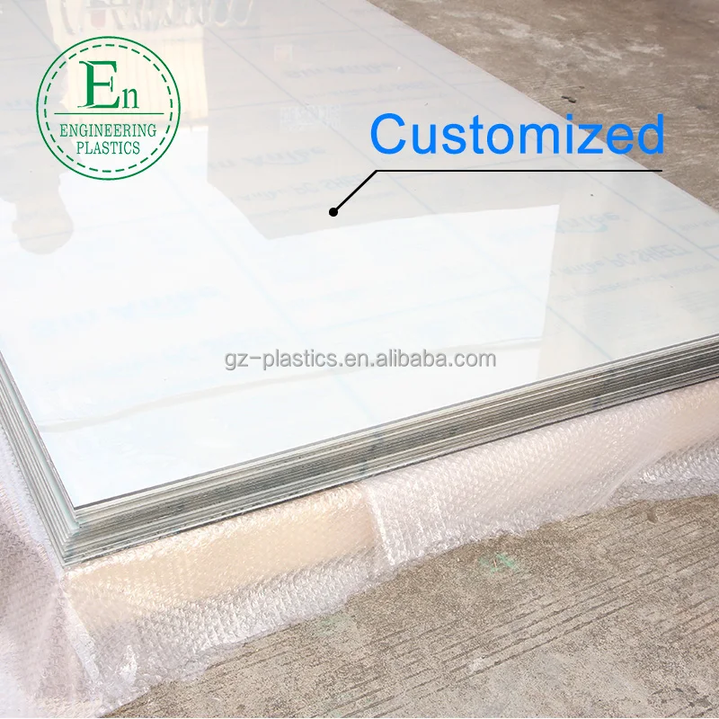 Ecofriendly hard coated polycarbonate sheet panels pc material flat clear rigid sheet