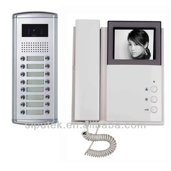 
 Цветной Видеозвонок для виллы с камерой 1/3 CCD sony  