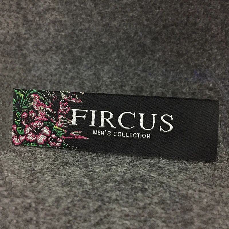 Hot selling Custom logo size color design sewing clothing woven labels for shirt with cheap price