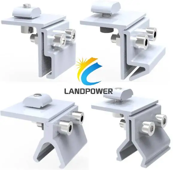 Klip Lok Metal Sheet Roof Clamp Solar Panel Clamp Solar Mounting PV Clamp For Solar Standing Seam Metal Roof Mounting System