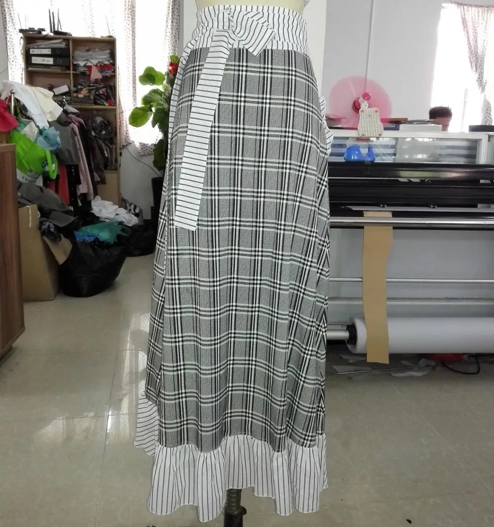 OEM Service Custom New Fashion Women bohemian maxi dance Skirt plus size dress skirts
