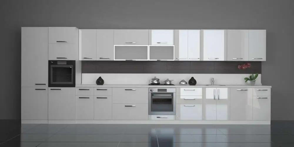 Anti-scratch uv curing white solid color mdf for furniture and walls